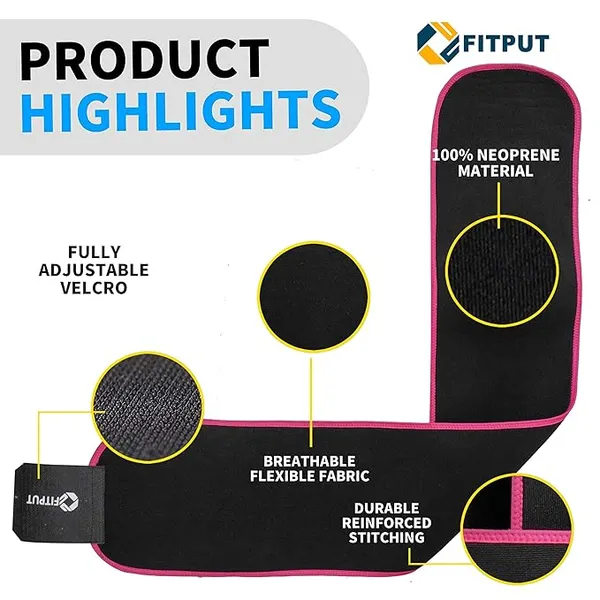 Pink_Premium_Sweat_Slim_Belt_–_Neoprene_Tummy_Trimmer_&_Waist_Trainer_for_Women__and_Men_|_Adjustable,_Non-Tearable_Sauna_Belt_for_Fitness,_Stomach,_and_Back_Support
