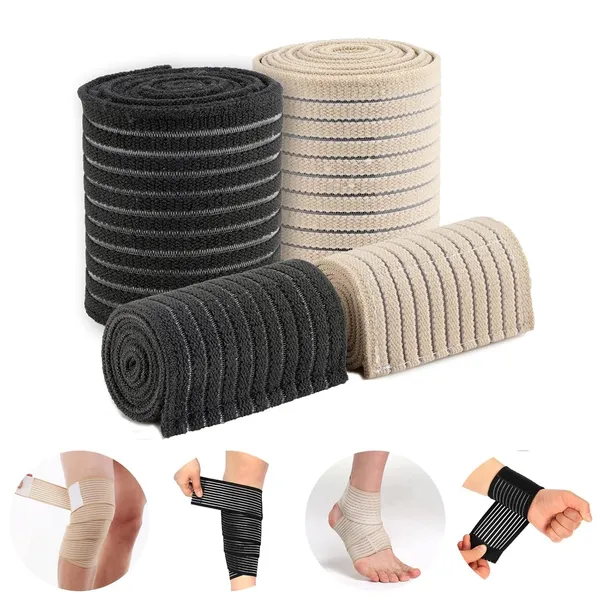 Skin_2Pcs_Extra_Long_Elastic_Knee_Wrap_Compression_Bandage_Brace_Support_For_Legs,_Plantar_Fasciitis,_Stabilising_Ligaments,_Joint_Pain_Arthritis