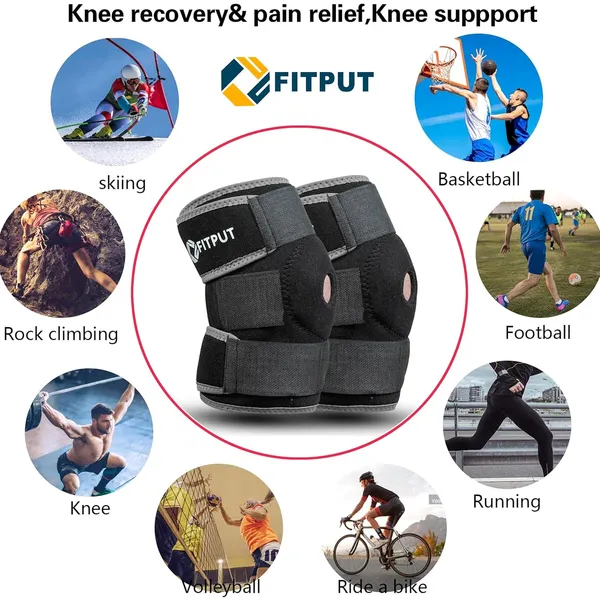 Black_&_Grey_Knee_Support_For_Men_Gym_Knee_Caps_For_Women_For_Pain_Relief_Knee_Pads_For_Women_Open_Patella_Knee_Brace_For_Ligament_Tear