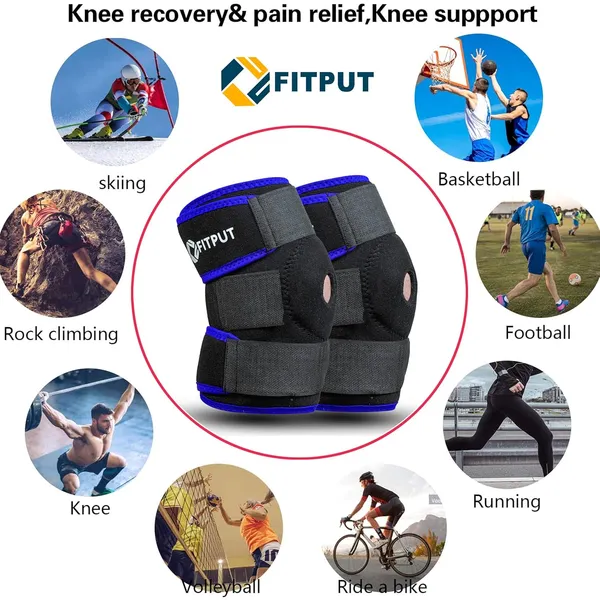 Blue_Premium_Kneecap_For_Women_(1_Pair)_Breathable_For_Pain_Relief_Sports