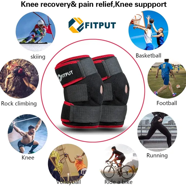 Red_Knee_Cap_For_Men_Sports(1_Pair),_Breathable_Knee_Support_For_Men_Gym_Workout_Running_Arthritis_Knee_Brace_For_Ligament_Tear_Knee_Caps_For_Women_For_Pain_Relief