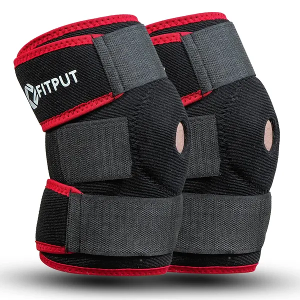 Red_Knee_Cap_For_Men_Sports(1_Pair),_Breathable_Knee_Support_For_Men_Gym_Workout_Running_Arthritis_Knee_Brace_For_Ligament_Tear_Knee_Caps_For_Women_For_Pain_Relief