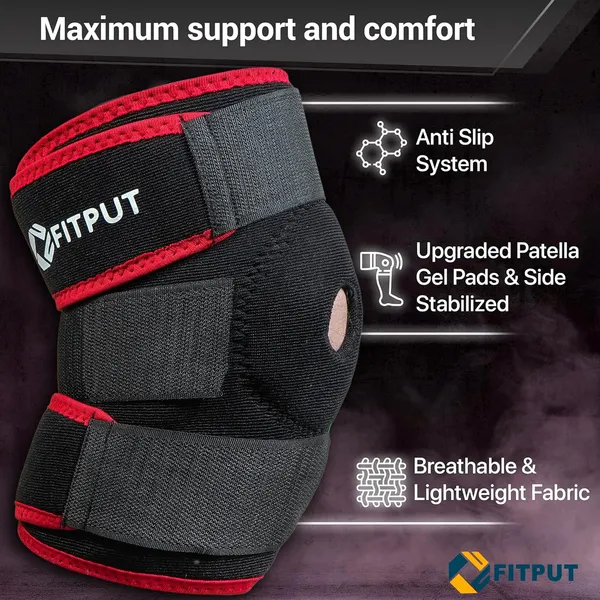 Red_Knee_Cap_For_Men_Sports(1_Pair),_Breathable_Knee_Support_For_Men_Gym_Workout_Running_Arthritis_Knee_Brace_For_Ligament_Tear_Knee_Caps_For_Women_For_Pain_Relief