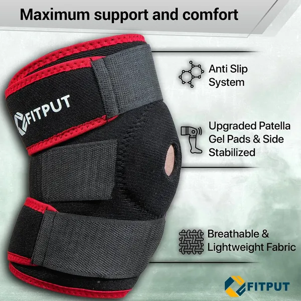 Red_Knee_Cap_For_Men_Sports(1_Pair),_Breathable_Knee_Support_For_Men_Gym_Workout_Running_Arthritis_Knee_Brace_For_Ligament_Tear_Knee_Caps_For_Women_For_Pain_Relief