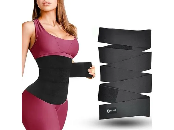 Black_Universal_Tummy_Shaper_Slim_Belt_For_Women_&_Men_-_Belly_Fat_Tucker_Shapewear_Body_Shaper_-_4_Meter_Length