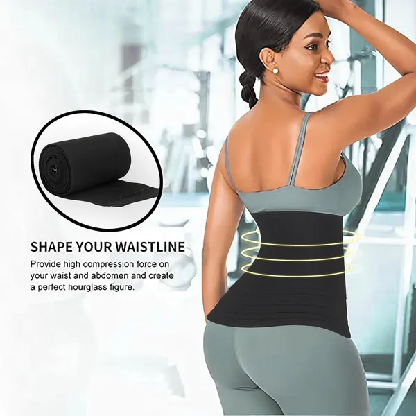 Black_Universal_Tummy_Shaper_Slim_Belt_For_Women_&_Men_-_Belly_Fat_Tucker_Shapewear_Body_Shaper_-_4_Meter_Length