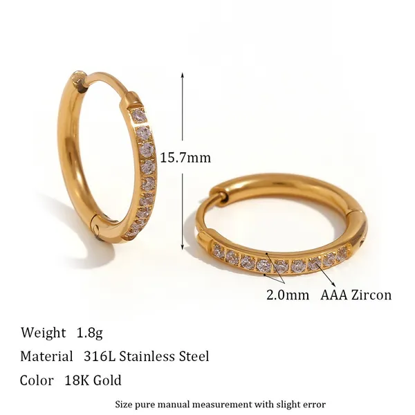 Golden_Pvd_Plated_Stainless_Steel_Mini_Hoops_For_Women