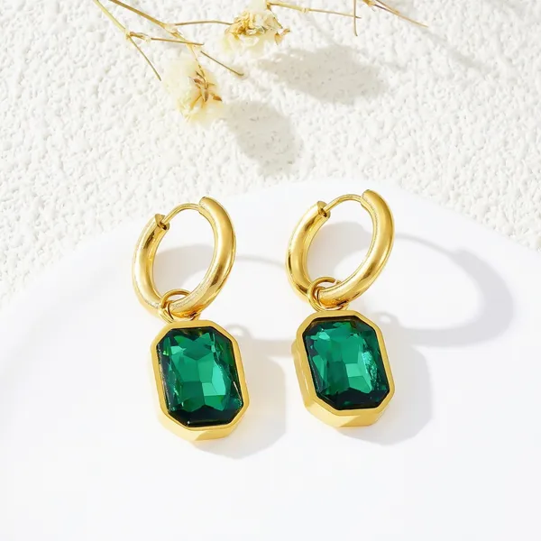 Green_High_Polishing_Pvd_Plated_Stainless_Steel_Hoops_For_Women