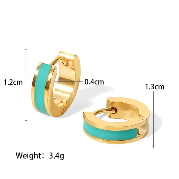 Green_Pvd_Plated_Stainless_Steel_Mini_Hoops_For_Women