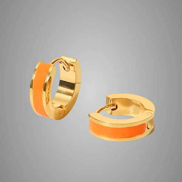 Orange_Pvd_Plated_Stainless_Steel_Mini_Hoops_For_Women