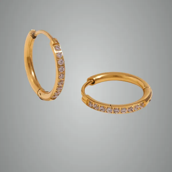 Golden_Pvd_Plated_Stainless_Steel_Mini_Hoops_For_Women