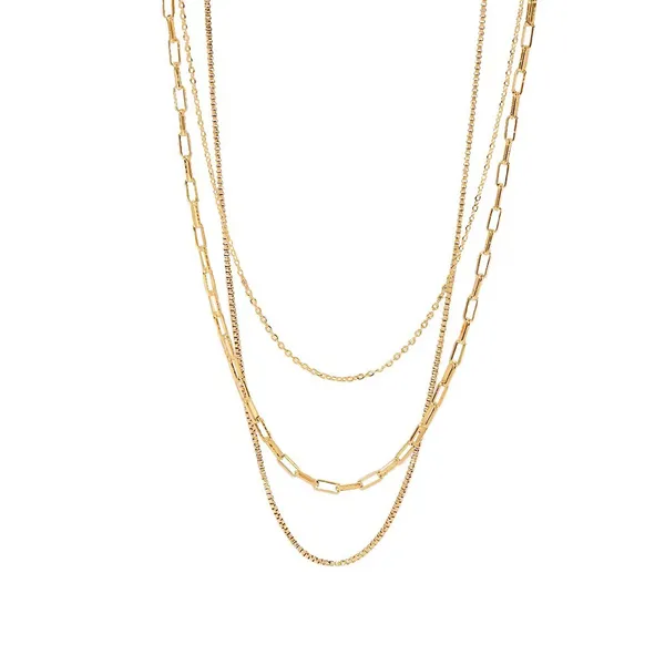 Golden_High_Polishing_Pvd_Plated_Stainless_Steel_Layered_Necklace_For_Women