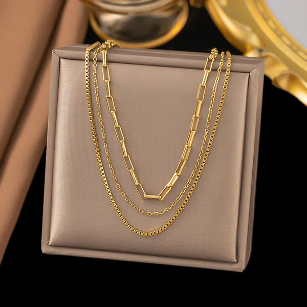 Golden_High_Polishing_Pvd_Plated_Stainless_Steel_Layered_Necklace_For_Women