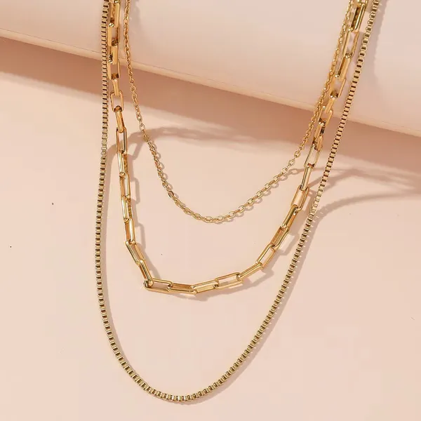 Golden_High_Polishing_Pvd_Plated_Stainless_Steel_Layered_Necklace_For_Women