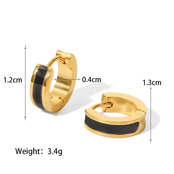 Black_Pvd_Plated_Stainless_Steel_Mini_Hoops_For_Women