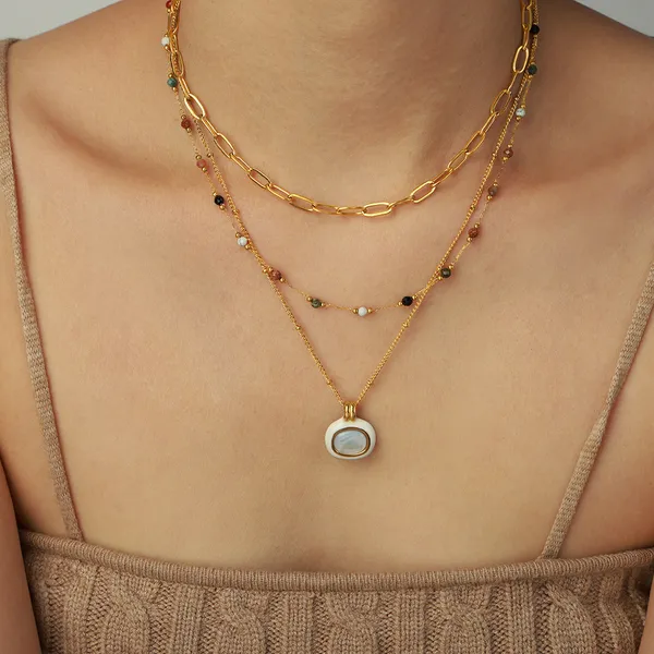 Golden_High_Polishing_Pvd_Plated_Stainless_Steel_Layered_Necklace_For_Women