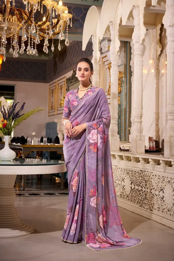 Grey_Georgette_Printed_With_Pearl_Lace_Border_Saree_|_Ethnic_Saree_for_Women