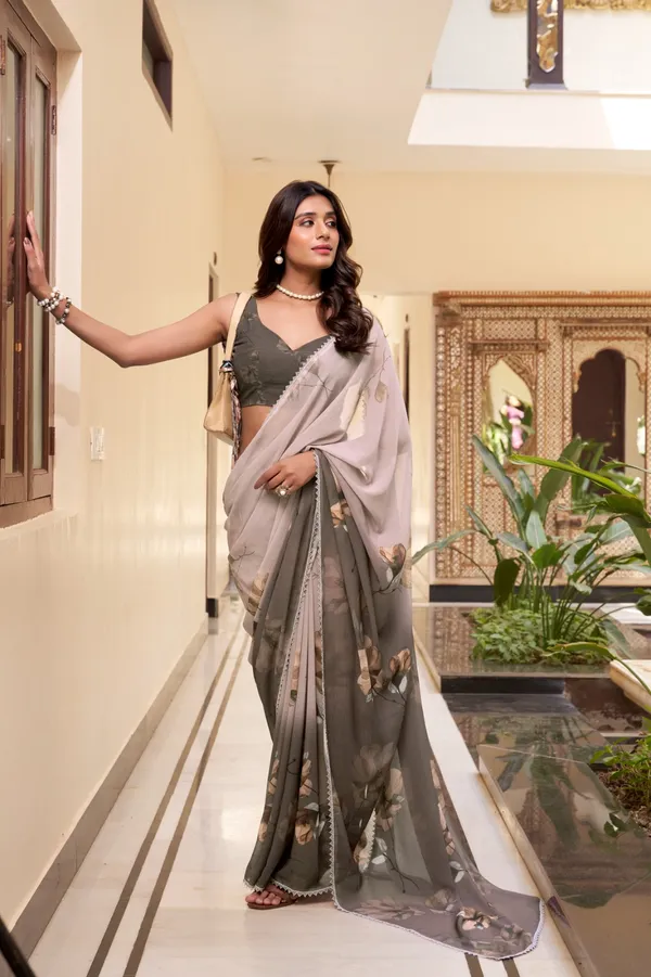 Coffee_Weightless_Printed_Saree_|_Floral_Lace_Border_Ethnic_Drape