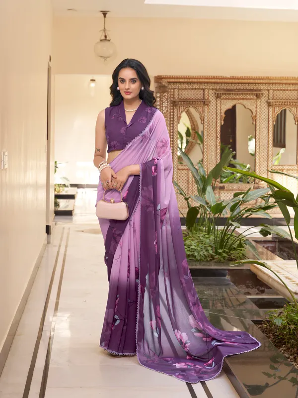 Lavender_Weightless_Printed_Saree_|_Floral_Lace_Border_|_Ethnic_Must-Have