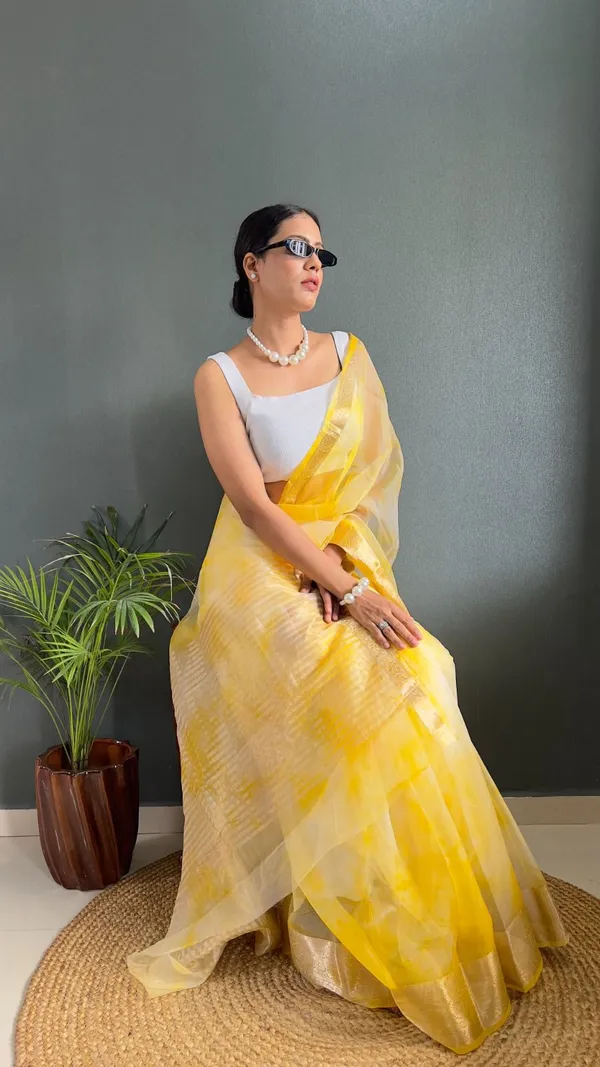 Rangritiya™_Yellow_Kora_Organza_Pure_Zari_Weaving_Saree_For_Women_&_Girls_|_Ethnic_Saree_for_Women