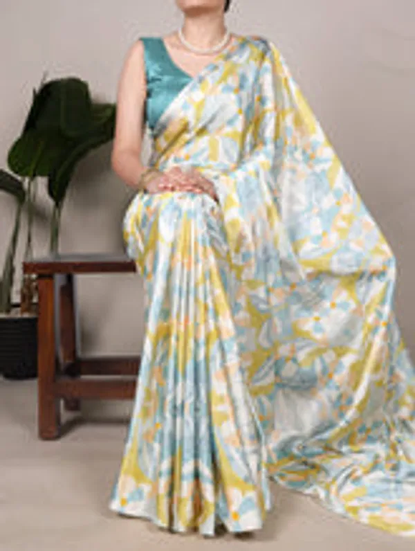 Pastel_Multicolor_Satin_Silk_Floral_Print_Saree_–_Elegant_Designer_Wear