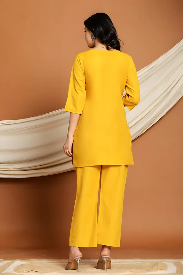 Mustard_Co-ord_Set_–_Hand-Painted_Floral_Elegance