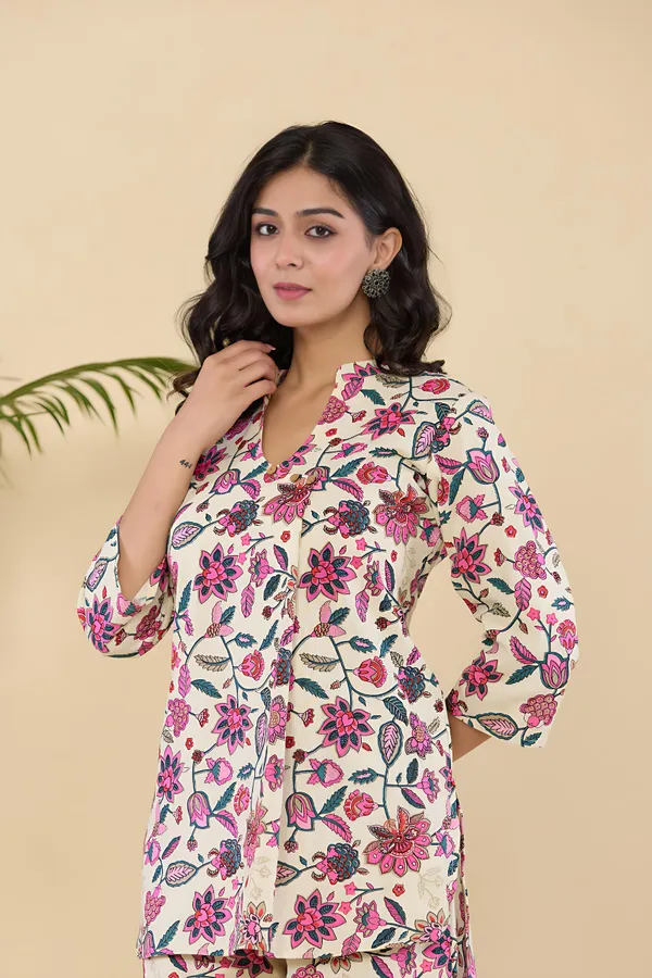 Pink_Blossom_Cotton_Co-ord_Set_Slim_Fit_Floral_Top_&_Pant
