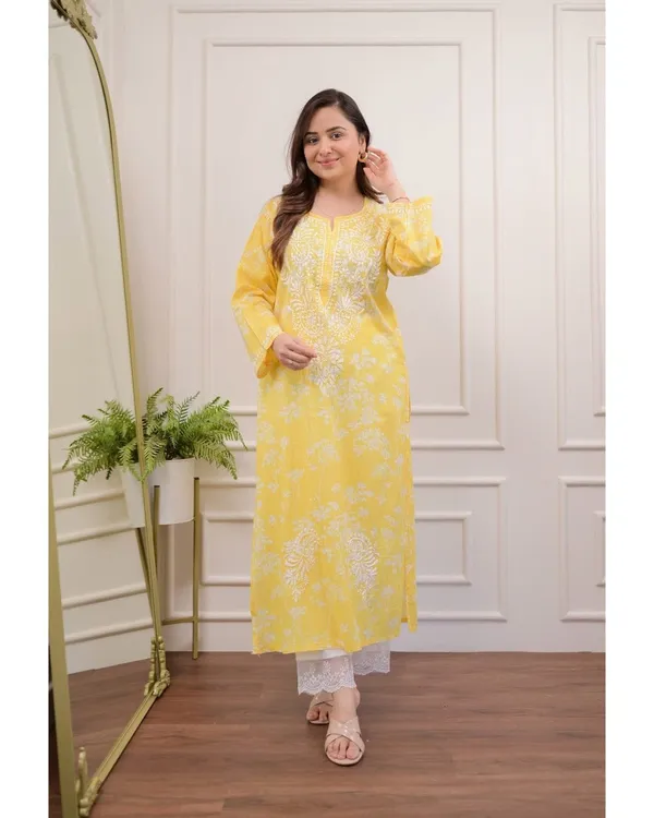Sunrise_Blossom_Mul_Mul_Cotton_Chikankari_Kurta
