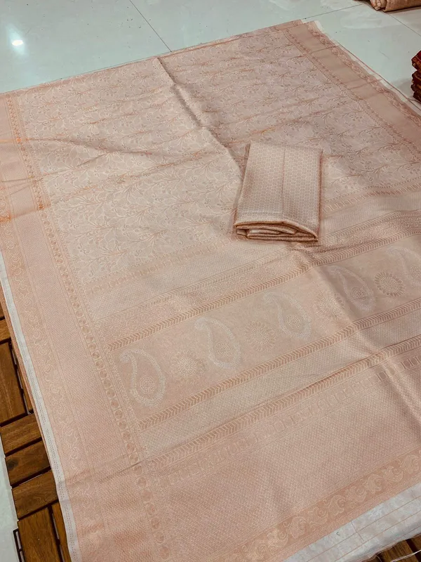 Peach_Kubera_Pattu_Silk_Saree_|_Ethnic_Saree_for_Women