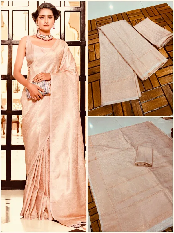 Peach_Kubera_Pattu_Silk_Saree_|_Ethnic_Saree_for_Women