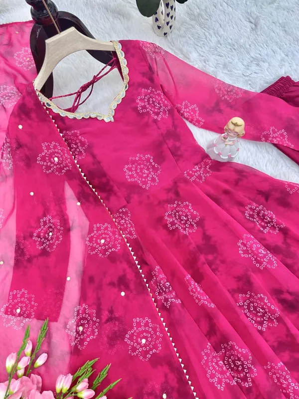Pink_Faux_Georgette_Anarkali_with_Real_Mirror_Hand_Work,_Pant_&_Dupatta_|_Party_Wear_Designer_Set