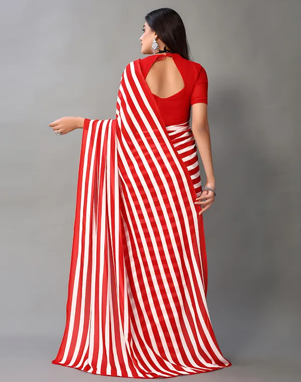 Red_Soft_Georgette_Striped_Printed_Saree_|_Ethnic_Saree_for_Women