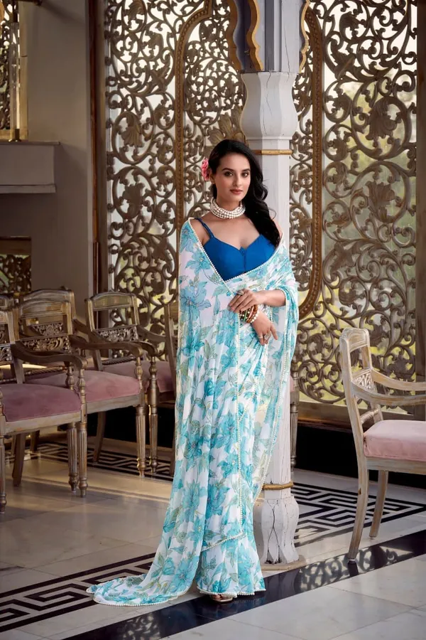 Sky_Blue_Weightless_Marble_Floral_Printed_With_Pearl_Lace_Border_Saree_|_Ethnic_Saree_for_Women