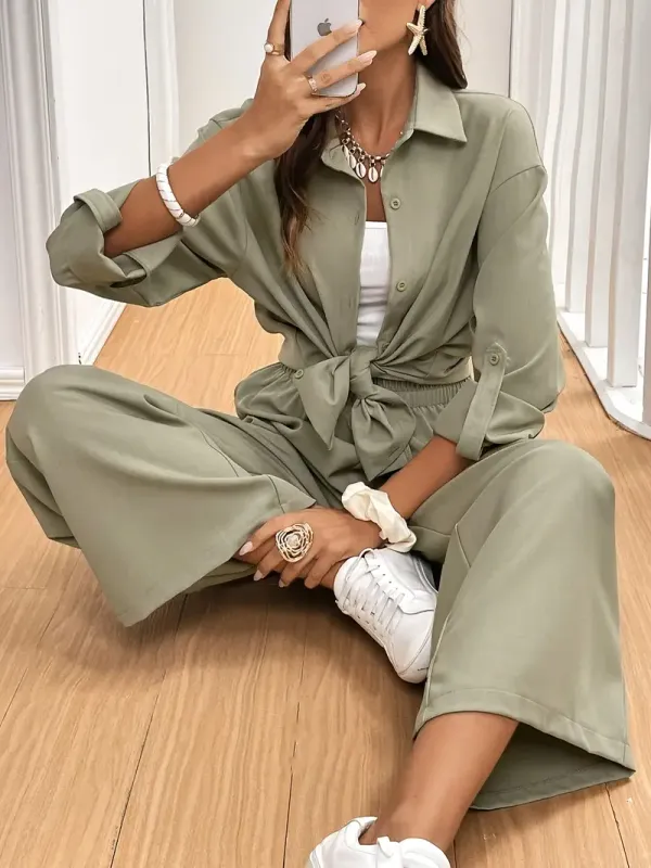 Pista_Green_Solid_Co-Ord_Set_|_For_Women