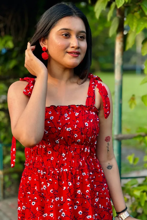Red_Cotton_Crepe_Printed_Maxi_Dress_|_For_Women
