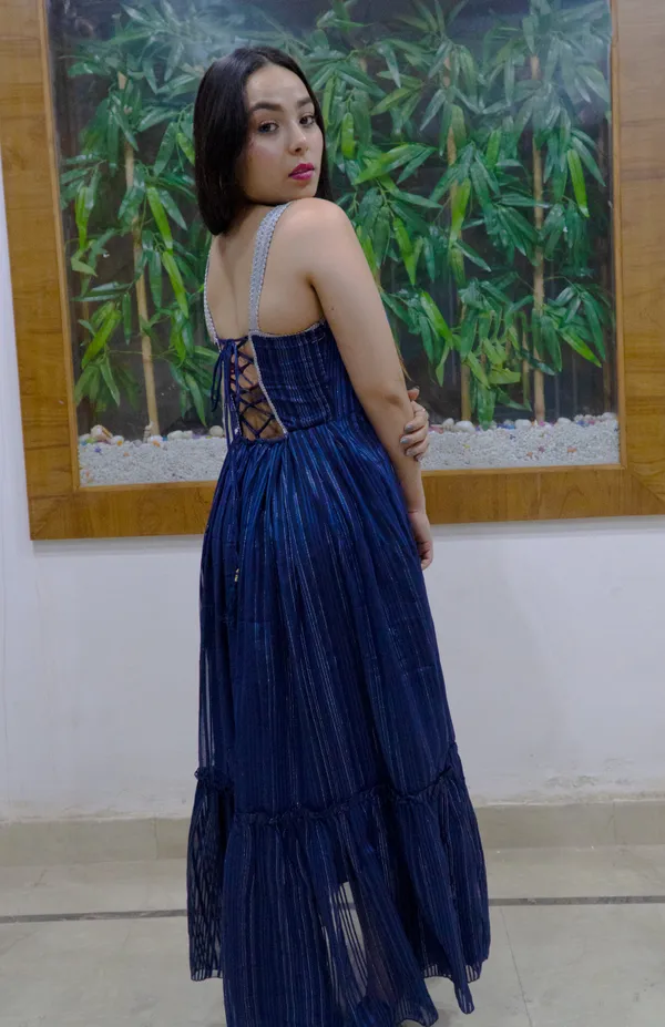 Blue_Georgette_Printed_Flared_Maxi_Dress_|_For_Women