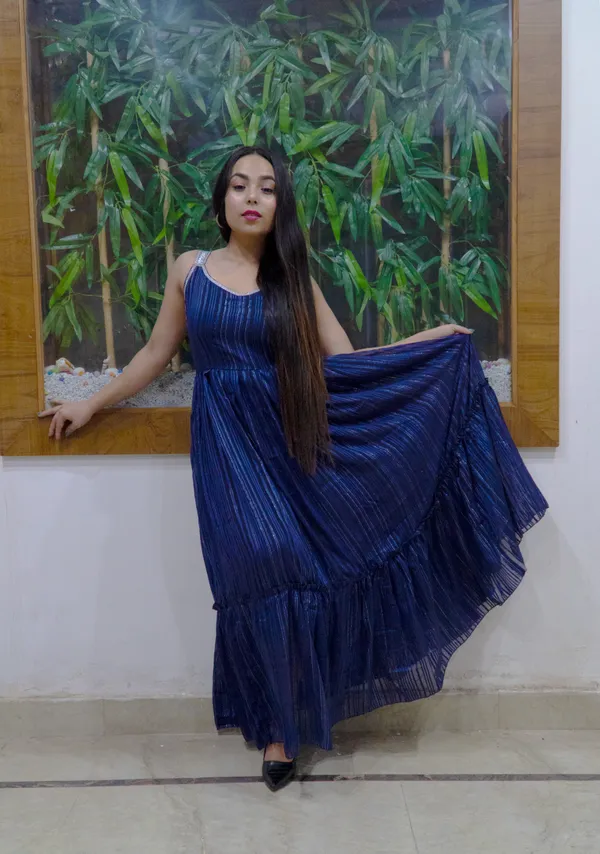 Blue_Georgette_Printed_Flared_Maxi_Dress_|_For_Women
