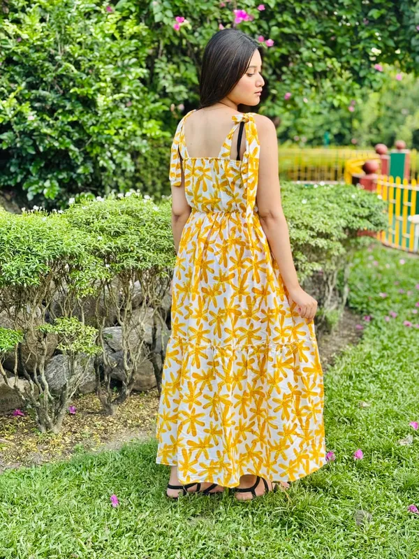 Yellow_Cotton_Printed_Flared_Maxi_Dress_|_For_Women