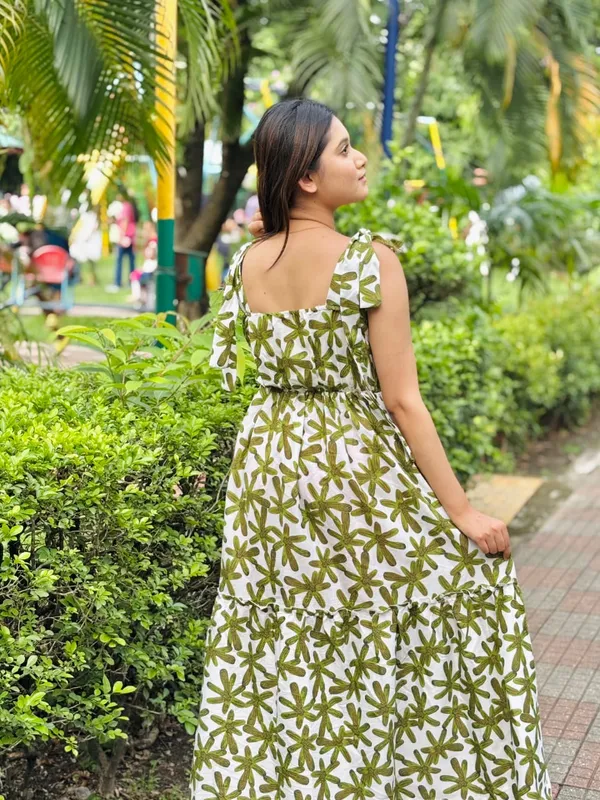 Green_Cotton_Printed_Flared_Maxi_Dress_|_For_Women