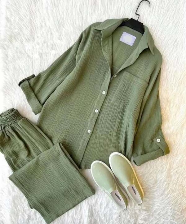Green_Cotton_Solid_Co-Ord_Set_|_For_Women