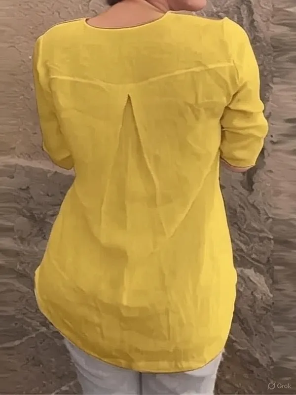 Yellow_cotton_kurta_for_women_