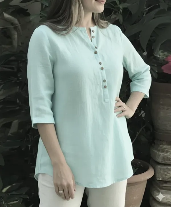 Mint_green_cotton_kurta_for_women_