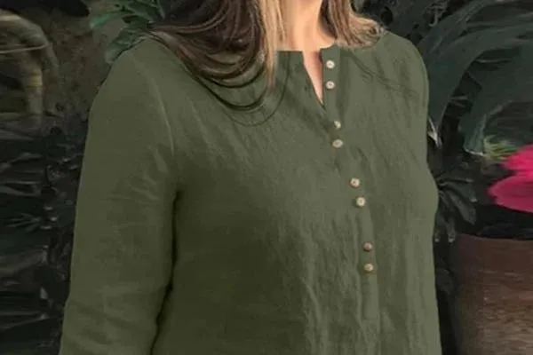 Mehndi_Green_Cotton_Solid_Short_Kurta_|_For_Women