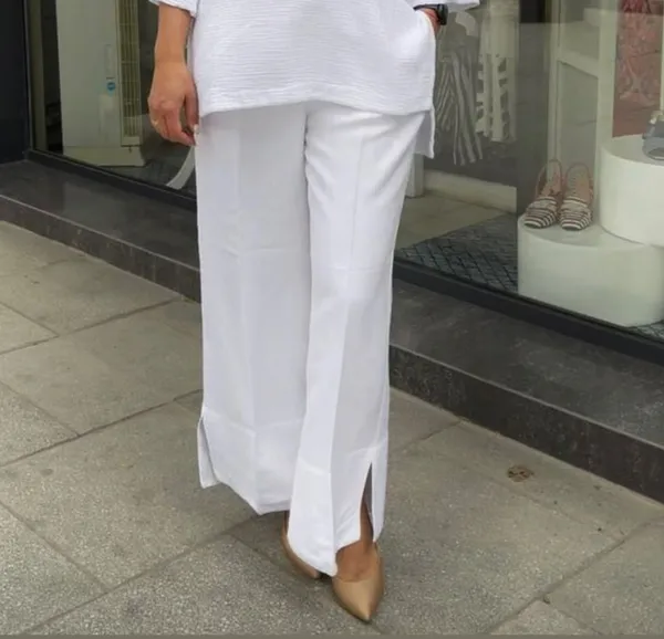 White_Cotton_Solid_Co-Ord_Set_|_For_Women
