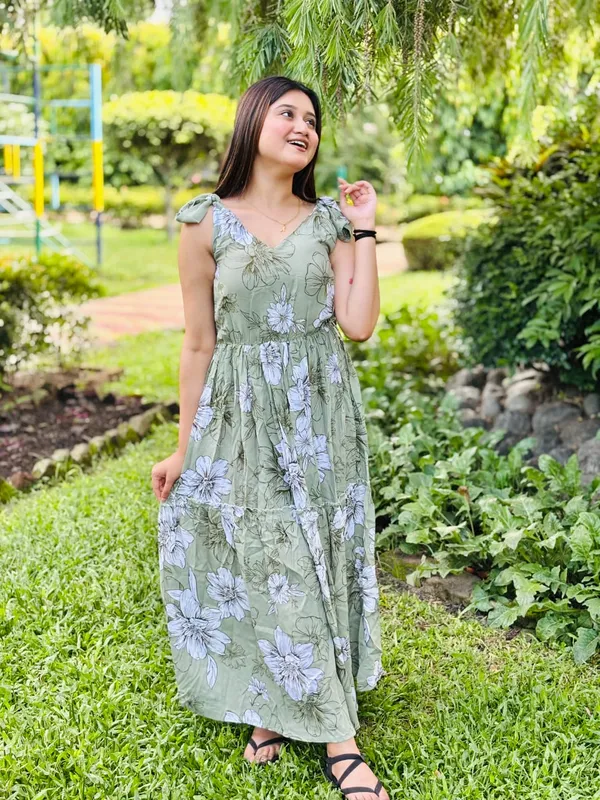 Green_Rayon_Cotton_Printed_Flared_Maxi_Dress_|_For_Women