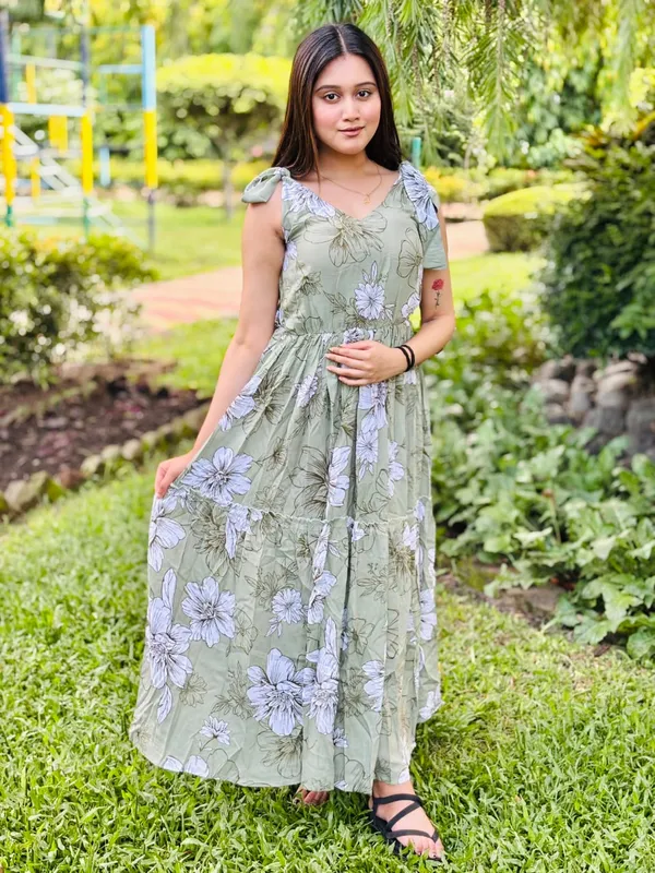 Green_Rayon_Cotton_Printed_Flared_Maxi_Dress_|_For_Women
