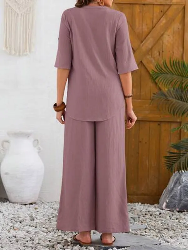 Onion_Cotton_Solid_Co-Ord_Set_|_For_Women