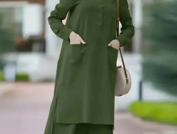 Green_Cotton_Solid_Co-Ord_Set_|_For_Women