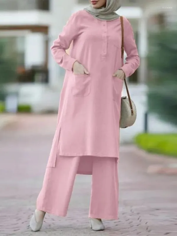 Onion_Cotton_Solid_Co-Ord_Set_|_For_Women