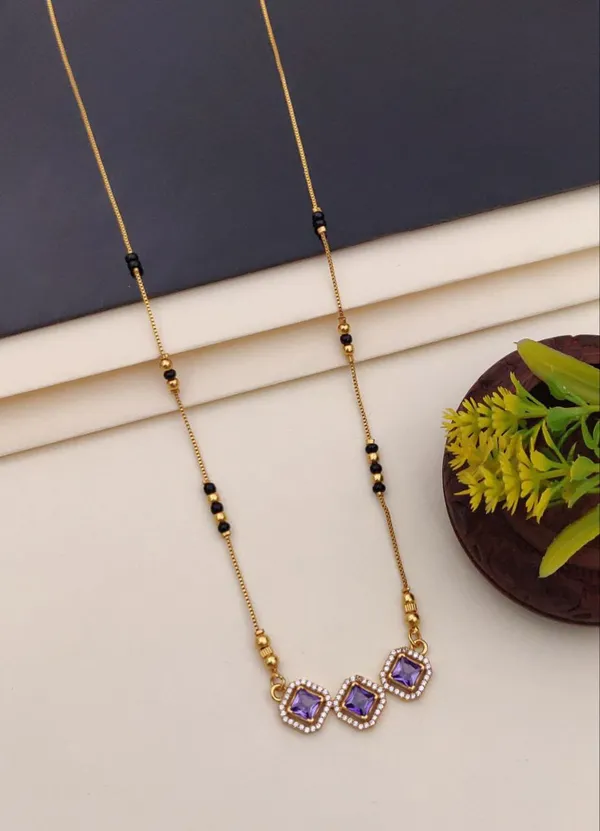 Amethyst_Glow_Hexa_Mangalsutra